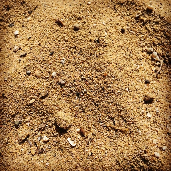 Golden sand.