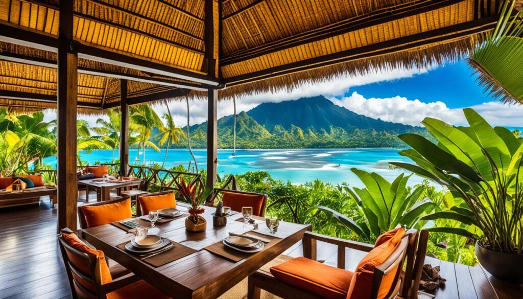 Accommodation in Bali and Tahiti