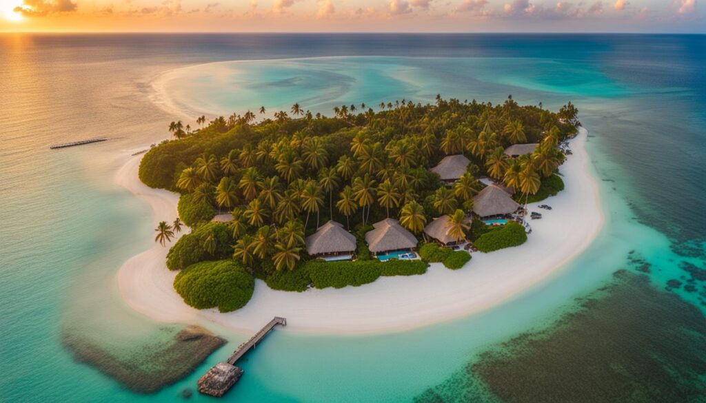 Maldives beach resort