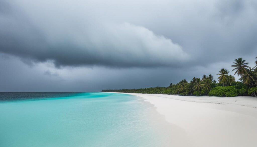 Maldives rainy season