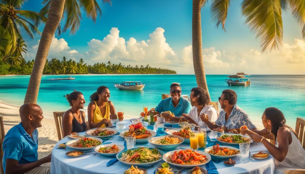 Thaa Atoll dining
