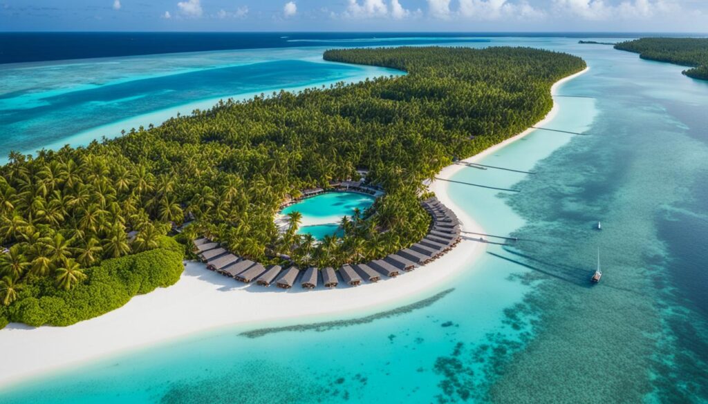 luxury resort in Noonu Atoll