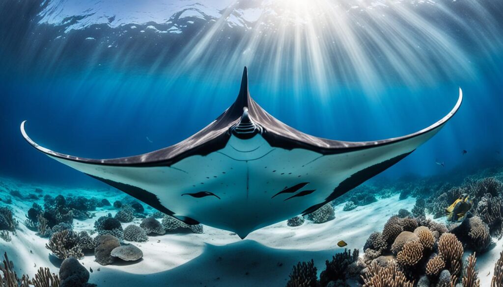 manta rays in Baa Atoll
