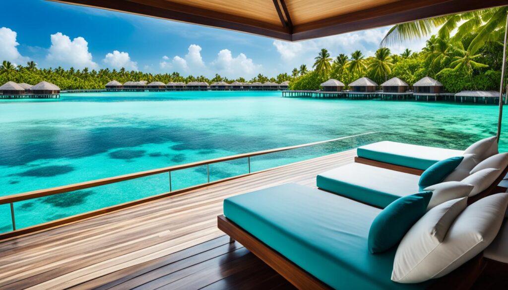 water villa resort Maldives