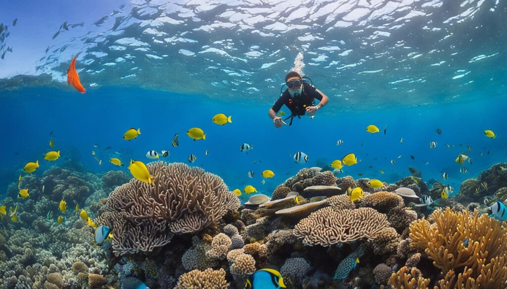 Snorkeling in Fiji and Bora Bora
