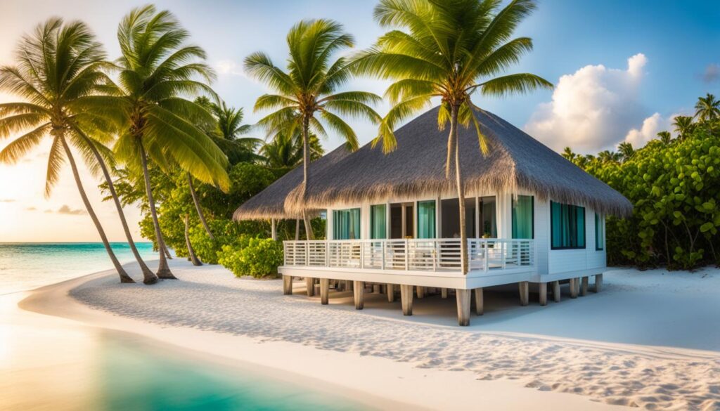beachfront accommodation Maldives