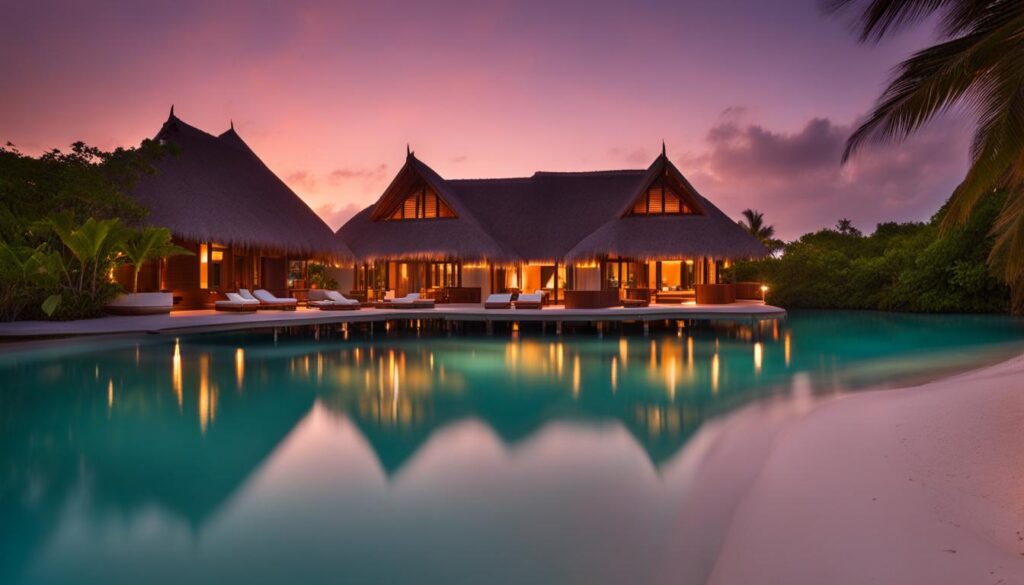 luxury resort in Maldives