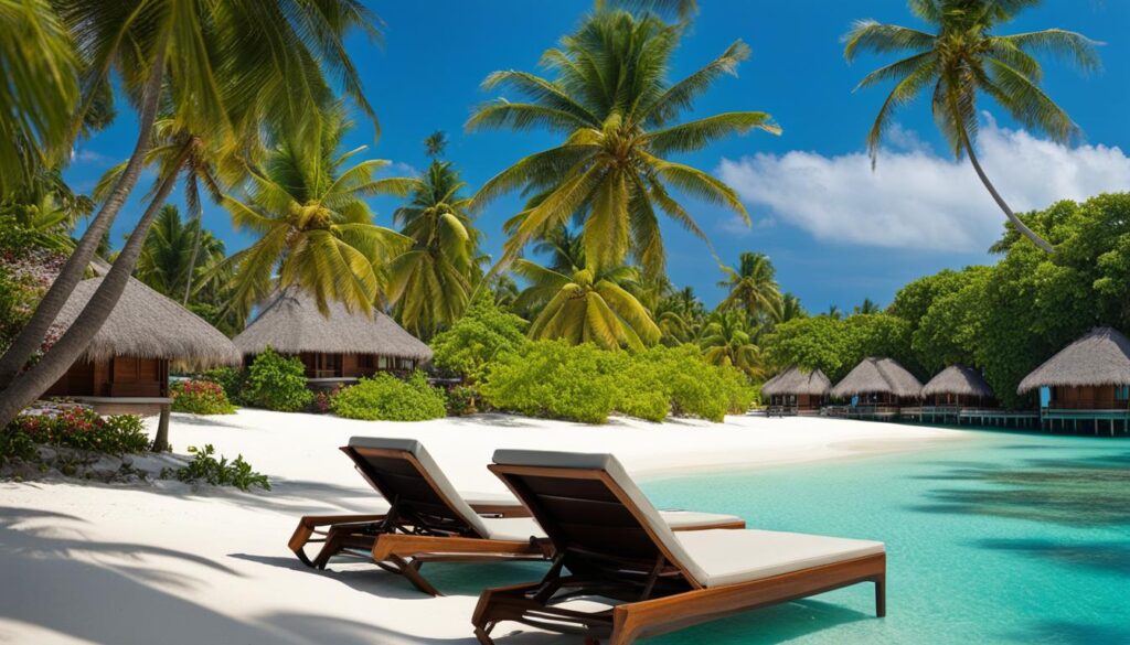 maldives beach vacation