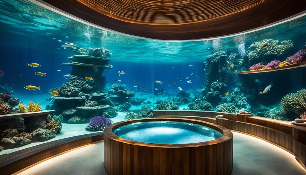 underwater spa in Maldives