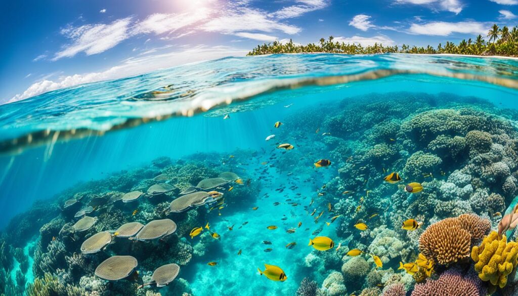 snorkeling in the Maldives