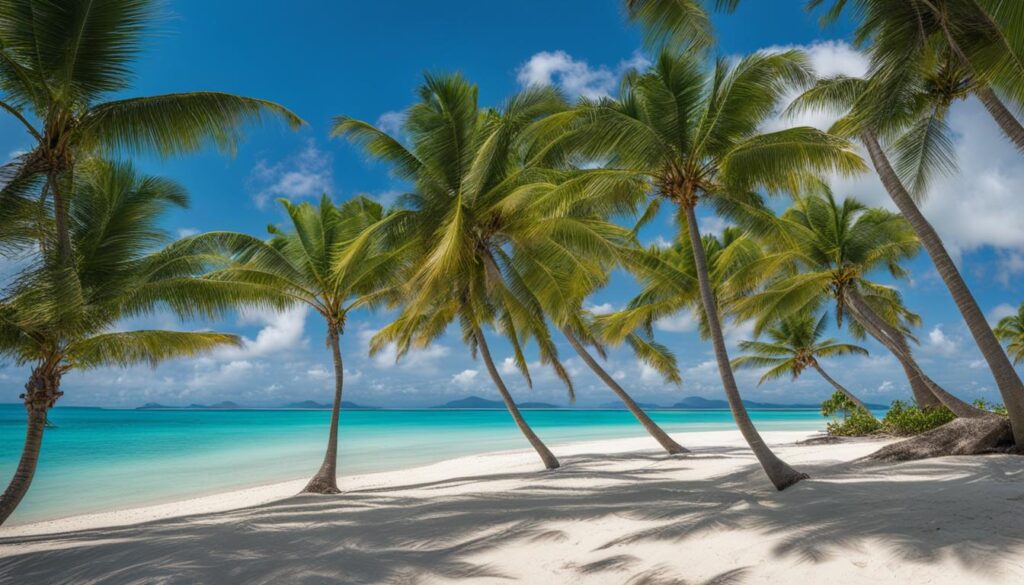 Jamaica white sand beach